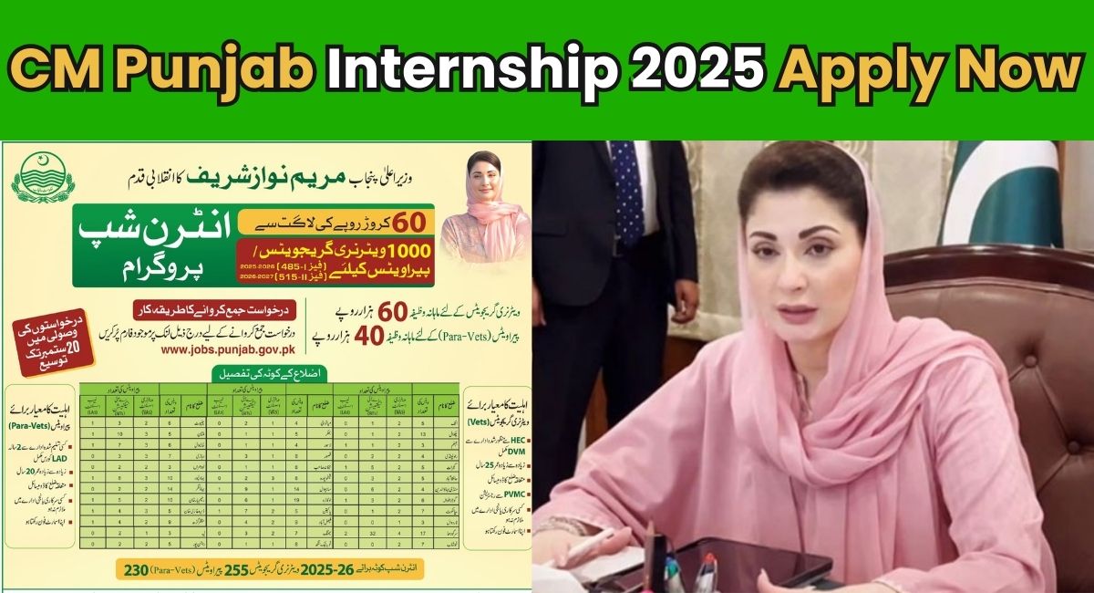 CM Punjab Agriculture Internship Program 2025