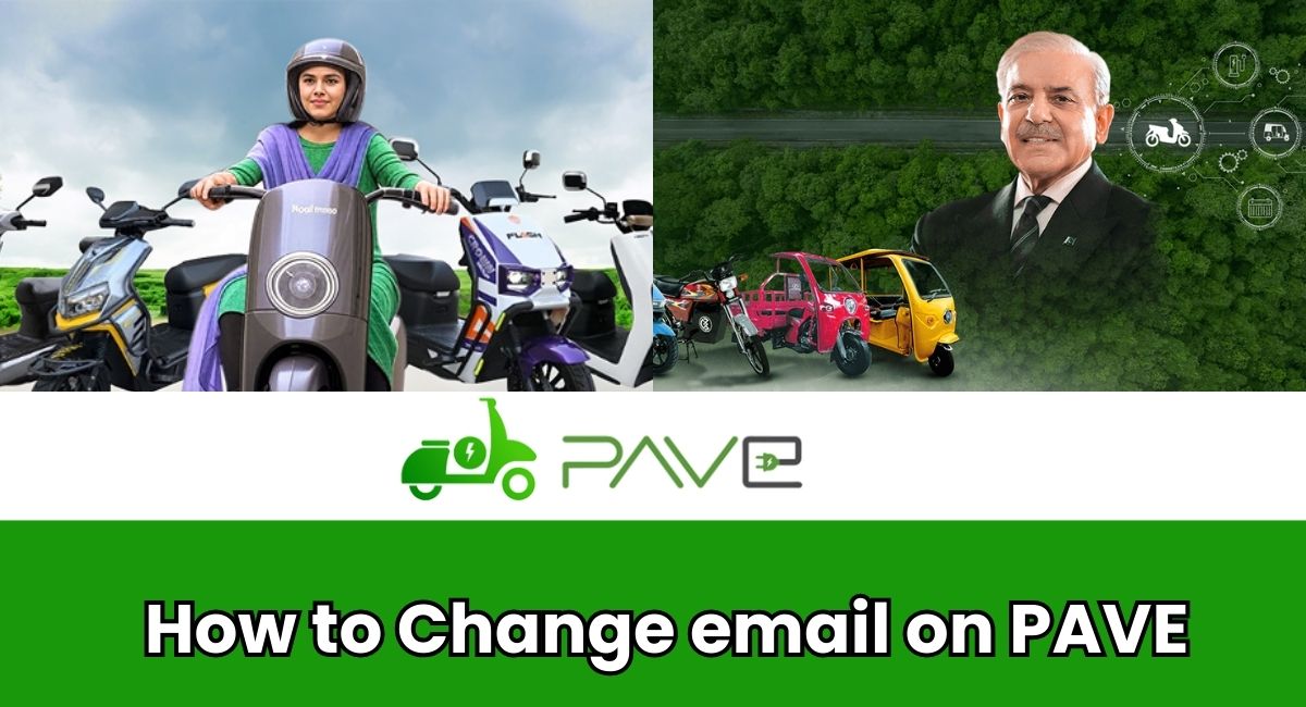 How to Change email on PAVE