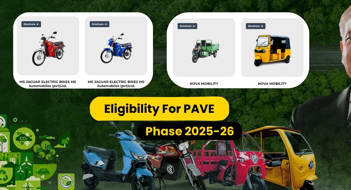 Eligibility for PAVE PM Electric Bike & Rickshaw Scheme 2025